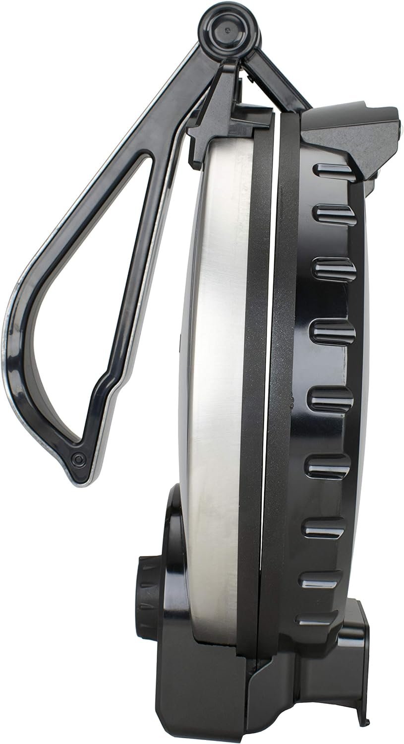Tortillera eléctrica antiadherente de acero inoxidable 12" TS-129 Brentwood