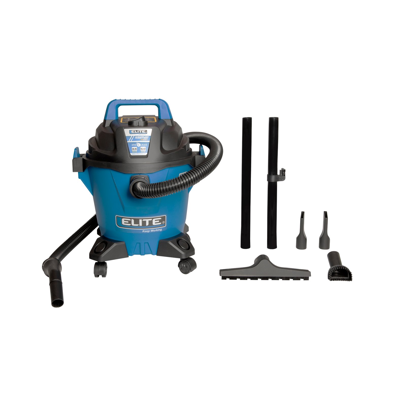 Aspiradora 3.5 Hp 19 L / 5.0 G Húmedo / seco ELITE