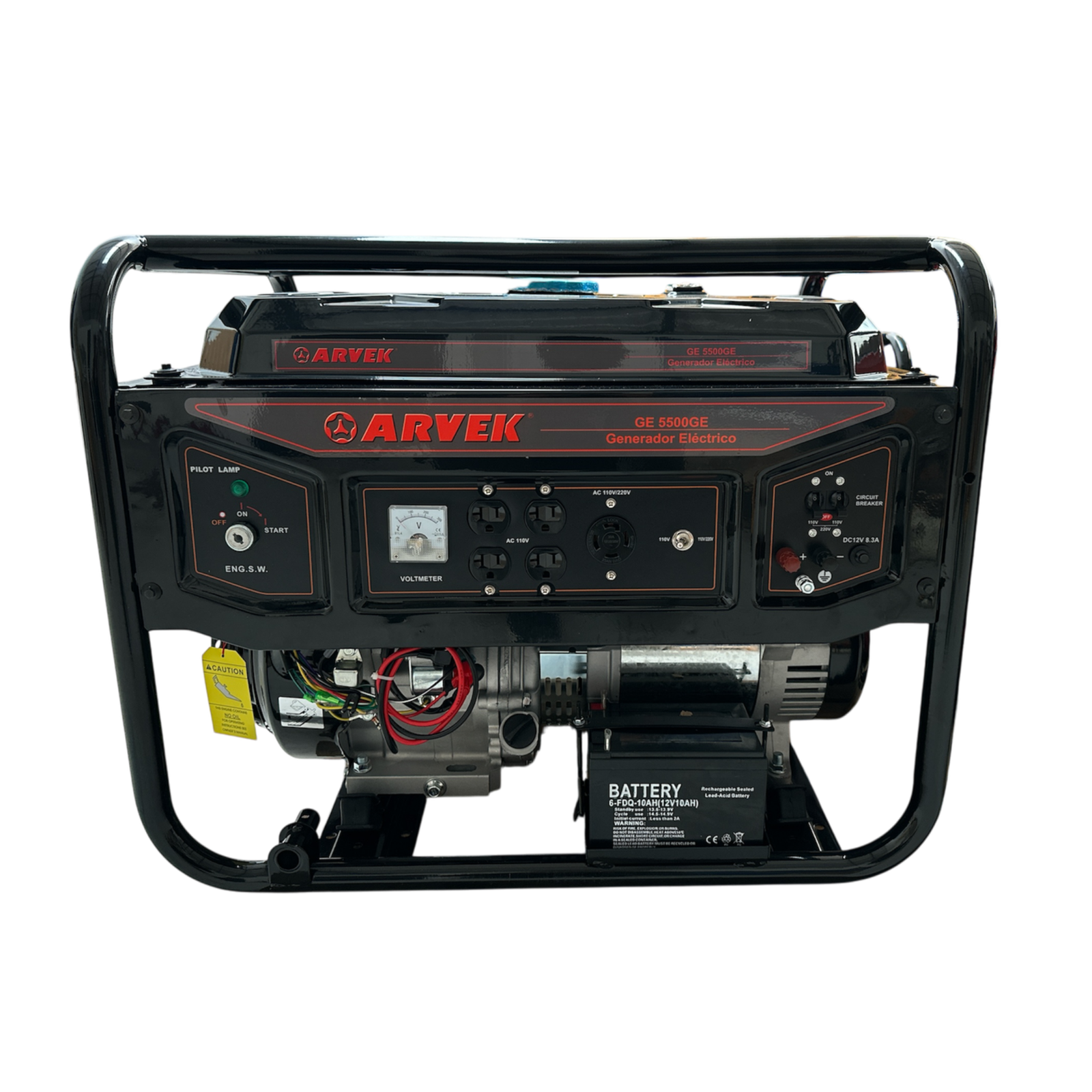 Generador Eléctrico a gasolina 5.5 kW ARVEK GE 5500GE