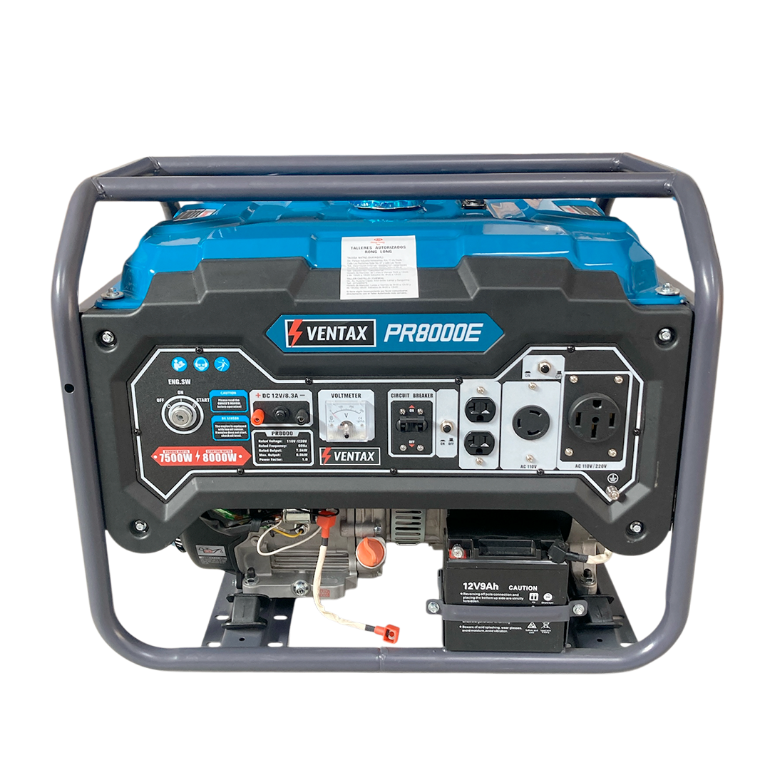 Generador a Gasolina 8 kW PR8000E Ventax