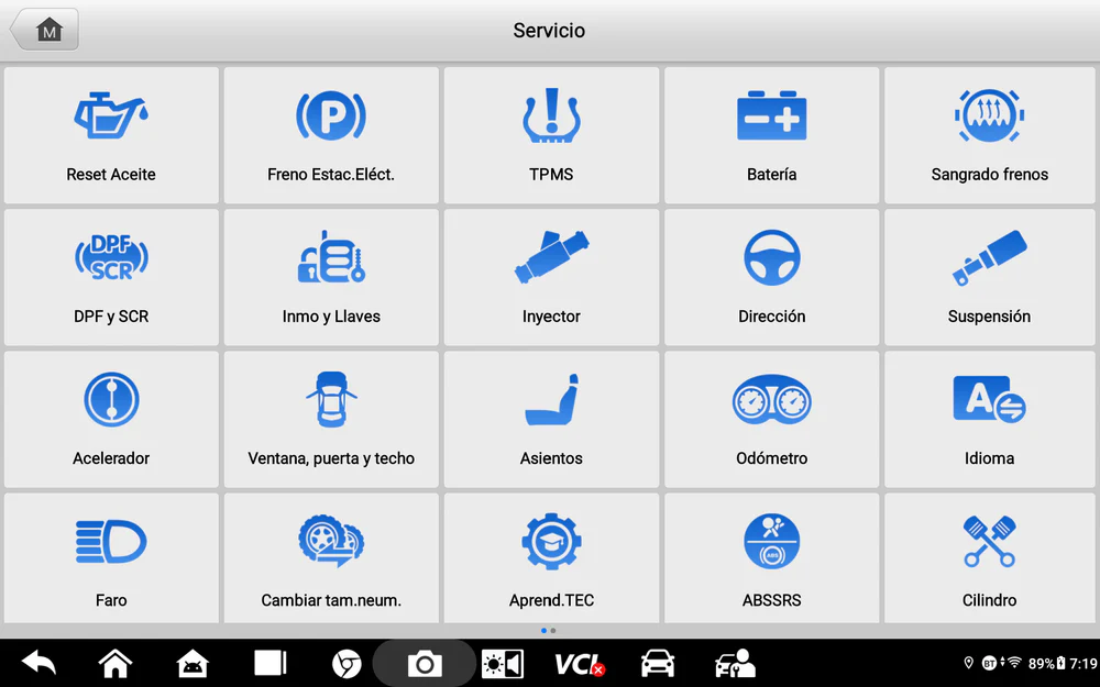 Escáner Automotriz D1PRO OTOFIX Multimarcas para 12V y 24V CANFD - Imagen 5